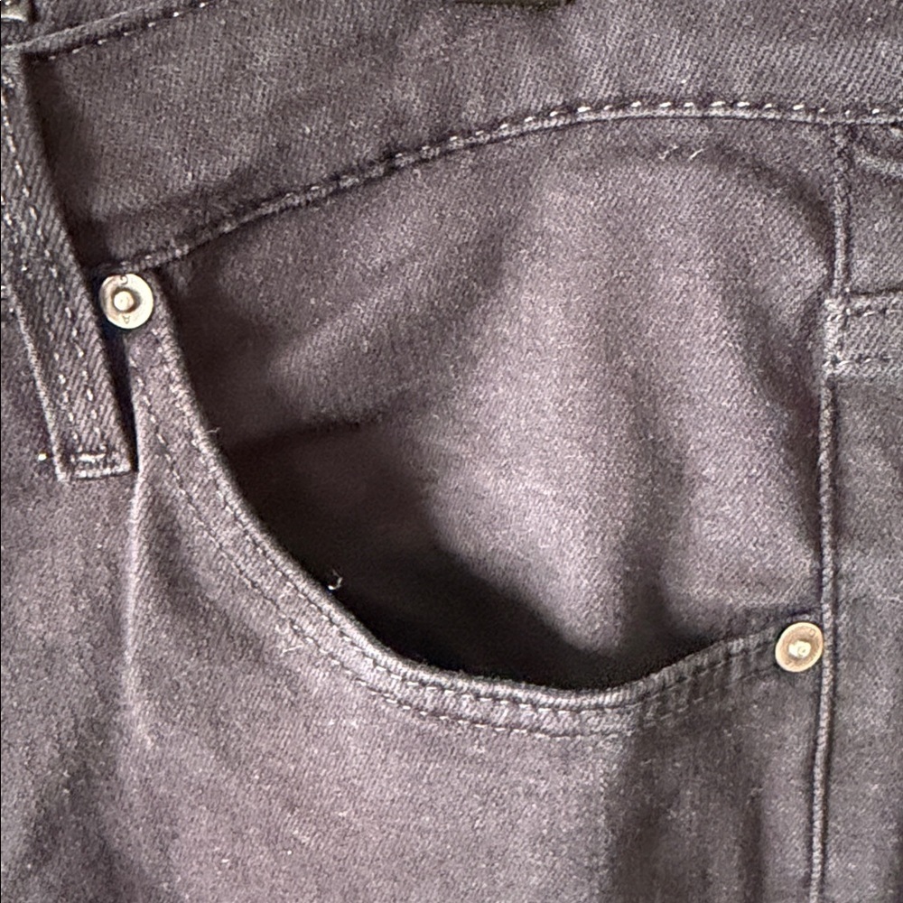 AG Adriano Goldschmied The Prima Mid-Rise Cigarette Womens 29 Black Jeans - Picture 6 of 9
